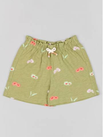 Zippy Шорти з тканини ZKGAP0402 23007 Зелений Regular Fit Zippy Шорти з тканини ZKGAP0402 23007 Зелений Regular Fit