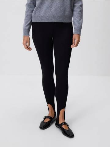 Reserved - Легінси з високим вмістом віскози - чорний - 608GA-99X