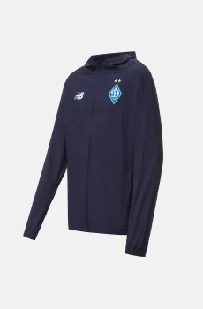 Мужская темно-синяя ветровка FCDK Travel Woven Синий L New Balance MJ231353NV