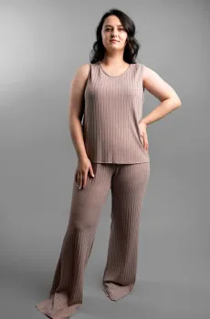 Женские пудровые брюки Розовый S-M brabrabra HOM2216010