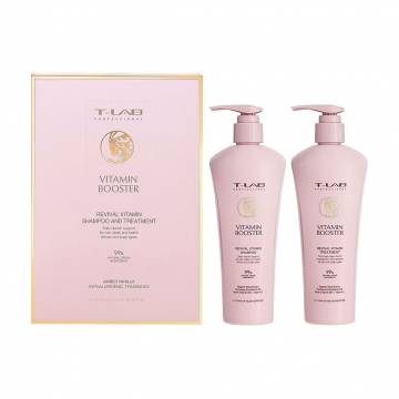 Подарочный набор для волос T-LAB Professional Vitamin Booster Revival Vitamin (шампунь, 300 мл + кондиционер, 300 мл) Подарочный набор для волос T-LAB Professional Vitamin Booster Revival Vitamin (шампунь, 300 мл + кондиционер, 300 мл)