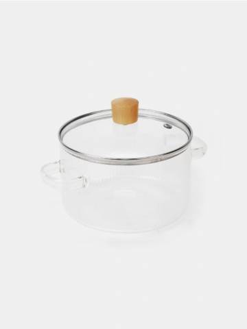 Каструля з кришкою - clear