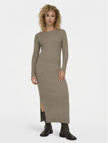 ONLY Трикотажна сукня Katia 15324649 Бежевий Slim Fit ONLY Трикотажна сукня Katia 15324649 Бежевий Slim Fit