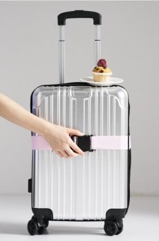 Ремінь для багажу - рожевий