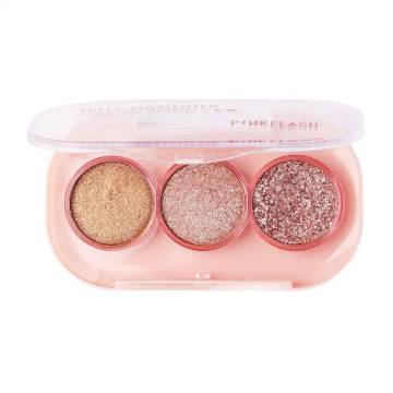 Палетка теней для век Pinkflash 3 Pan Eyeshadow, GT02, 3 г Палетка теней для век Pinkflash 3 Pan Eyeshadow, GT02, 3 г