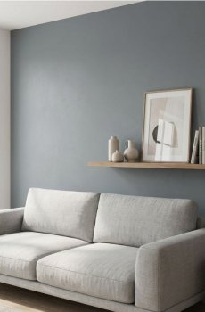 Однотонні самоклеючі шпалери - темно-сірий