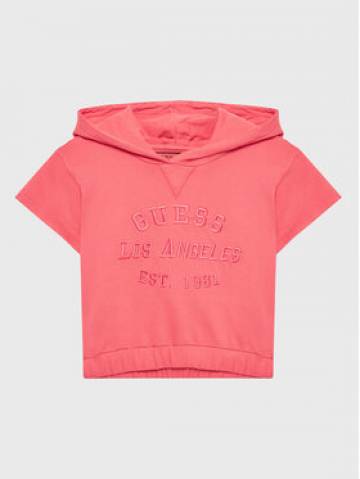 Guess Світшот J3GQ00 KA6R3 Рожевий Regular Fit Guess Світшот J3GQ00 KA6R3 Рожевий Regular Fit