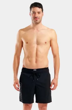 Мужские черные плавательные шорты ELASTIC BAND BEACH BOXER Черный XXL Arena 010898-500