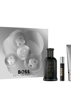 Парфюмированный набор мужской Hugo Boss Bottled Parfum Gift Set (духи, 100 мл + гель для душа, 100 мл + духи, 10 мл)