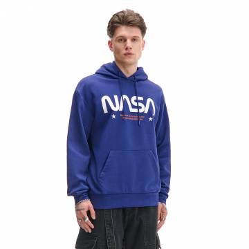 Cropp - Світшот з принтом NASA - індиго Cropp - Світшот з принтом NASA - індиго