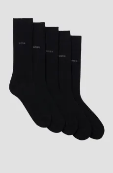 Мужские черные носки (5 пар) Черный 39-42 BOSS 50478221;001