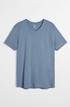 Бавовняна футболка basic - light blue