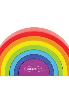 Детская развивающая игрушка Infantino Magic Rainbow Stacker, от 1 года (315280)