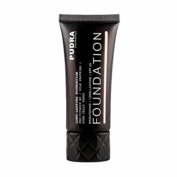 Матирующая тональная основа для лица Pudra Cosmetics Brightening Long Lasting Foundation SPF 20, 03 Dark Natural, 40 мл Матирующая тональная основа для лица Pudra Cosmetics Brightening Long Lasting Foundation SPF 20, 03 Dark Natural, 40 мл