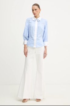 Хлопковая рубашка Elisabetta Franchi