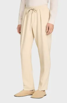 Мужские белые брюки Белый M Sandro SHPJO00087_Oats