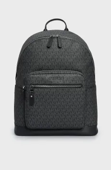 Мужской черный рюкзак с узором HUDSON COMMUTER BKPK Черный ONESIZE Michael Kors 33F0LHDB2U