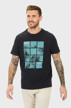 Мужская темно-синяя футболка Синий XXL Camel Active 409700-5T06-48