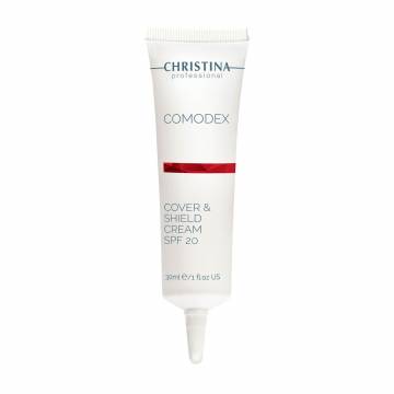 Защитный крем для лица Christina Comodex Cover & Shield Cream SPF 20 с тонирующим эффектом для лица, 30 мл Защитный крем для лица Christina Comodex Cover & Shield Cream SPF 20 с тонирующим эффектом для лица, 30 мл