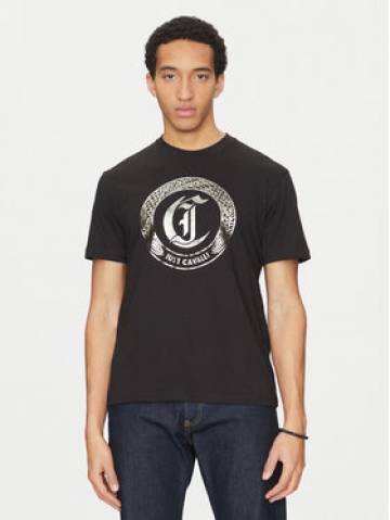 Just Cavalli Футболка 78OAHT14 Чорний Regular Fit Just Cavalli Футболка 78OAHT14 Чорний Regular Fit