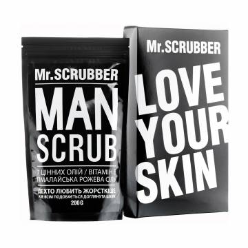 Мужской кофейный скраб для тела и лица Mr.Scrubber Man Coffee Bean для всех типов кожи, 200 г Мужской кофейный скраб для тела и лица Mr.Scrubber Man Coffee Bean для всех типов кожи, 200 г