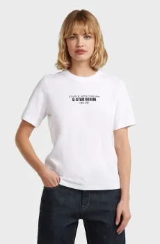 Женская белая футболка HD Белый M G-Star RAW D27976,C336