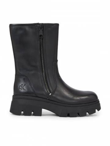 Calvin Klein Jeans Ботильйони Chunky Combat Zip Boot Wn YW0YW01109 Чорний Calvin Klein Jeans Ботильйони Chunky Combat Zip Boot Wn YW0YW01109 Чорний