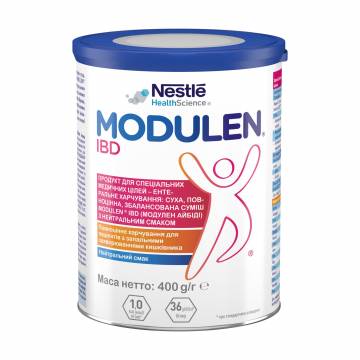 Специальное энтеральное питание Nestle Modulen IBD с 5 лет, 400 г Специальное энтеральное питание Nestle Modulen IBD с 5 лет, 400 г