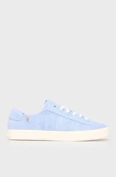 Женские голубые кеды VULC SNEAKER CHAMBREY Голубой 36 Tommy Hilfiger FW0FW08561