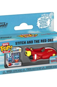 Игровая фигурка Funko Bitty Pop! Ride серии Лило и Стич, Стич в красном крейсере, от 3 лет (85522)