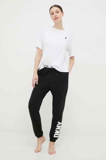 Пижамная футболка Dkny цвет белый Пижамная футболка Dkny цвет белый