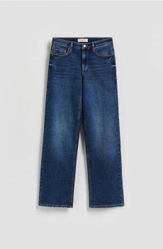 Reserved - Джинси straight fit з вузькою посадкою - темно-синій - UL662-59J