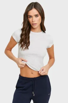 Женская светло-серая футболка Серый XS Tally Weijl STSCOLYLEB