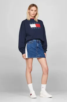 Женская синяя джинсовая юбка IZZIE MR MN SKIRT FLAG Синий 26 Tommy Jeans DW0DW18230