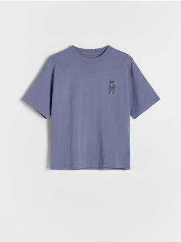 Reserved - BOYS` T-SHIRT - фіолетовий - 056CJ-45X Reserved - BOYS` T-SHIRT - фіолетовий - 056CJ-45X