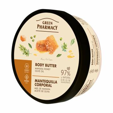 Баттер для тела Green Pharmacy Body Buttter Мед манука и оливковое масло, 200 мл Баттер для тела Green Pharmacy Body Buttter Мед манука и оливковое масло, 200 мл