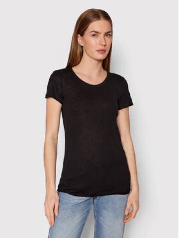 Sisley Футболка 3TNHL11A2 Чорний Regular Fit Sisley Футболка 3TNHL11A2 Чорний Regular Fit