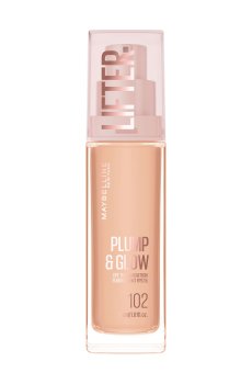 Тональный крем для наполнения и природного сияния кожи лица с SPF 15 Maybelline New York Lifter, 102, 30 мл