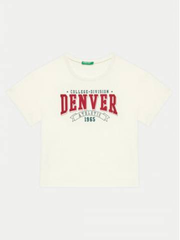 United Colors Of Benetton Футболка 3096C10LG Écru Regular Fit United Colors Of Benetton Футболка 3096C10LG Écru Regular Fit