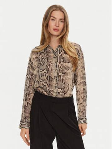 Sisley Сорочка 5YBMLQ07F Бежевий Regular Fit Sisley Сорочка 5YBMLQ07F Бежевий Regular Fit