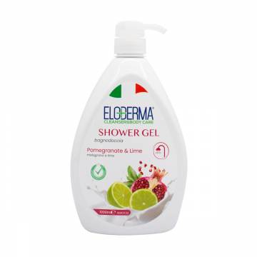 Гель для душа Eloderma Shower Gel Гранат и лайм, 1 л Гель для душа Eloderma Shower Gel Гранат и лайм, 1 л