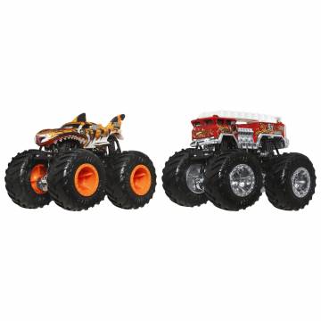 Набір машинок Hot Wheels Monster Trucks Tiger shark vs 5 Alarm (FYJ64/JCC76) Набір машинок Hot Wheels Monster Trucks Tiger shark vs 5 Alarm (FYJ64/JCC76)