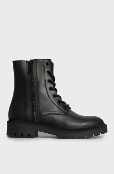 Женские черные ботинки COMBAT MID LACEUP Черный 40 Calvin Klein YW0YW01255