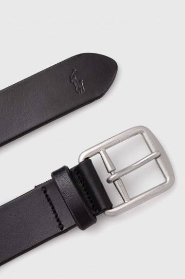Кожаный ремень Polo Ralph Lauren мужской цвет чёрный Кожаный ремень Polo Ralph Lauren мужской цвет чёрный