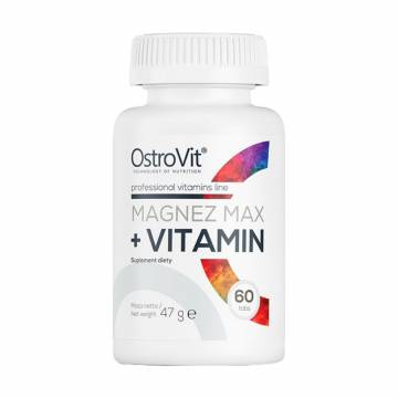 Витаминно-минеральный комплекс OstroVit Magnez Max + Vitamin, 60 таблеток