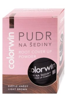 Пудра Colorwin Root Cover Up Powder для маскировки седины и отросших корней волос, Light Brown, 3.2 г