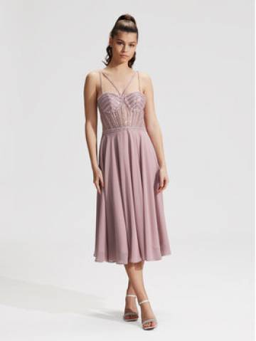 Hey Kyla Коктейльна сукня 5AG007HK Рожевий Regular Fit Hey Kyla Коктейльна сукня 5AG007HK Рожевий Regular Fit