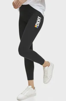 Женские черные леггинсы Черный S DKNY DP3P3391