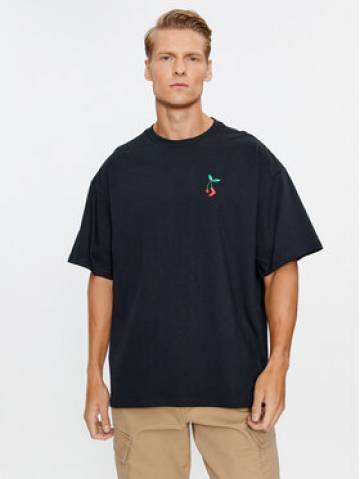 Converse Футболка Loose Fit Star Chevron Cherry Ss Tee 10025237-A01 Чорний Regular Fit Converse Футболка Loose Fit Star Chevron Cherry Ss Tee 10025237-A01 Чорний Regular Fit