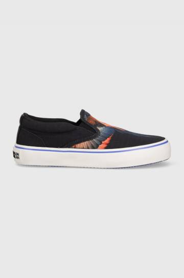 Кеды Marcelo Burlon Icon Wings Slip-On Vulcanized мужские цвет чёрный CMIA079S24FAB0011026 Кеды Marcelo Burlon Icon Wings Slip-On Vulcanized мужские цвет чёрный CMIA079S24FAB0011026